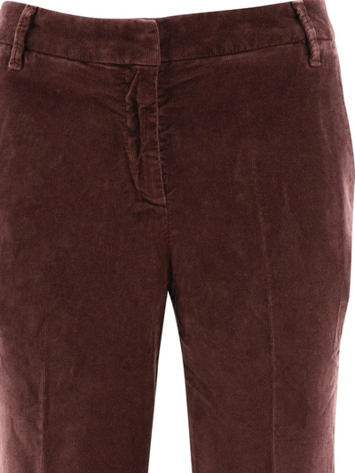 Shop Jacob Cohen "selena" Trousers In Brown
