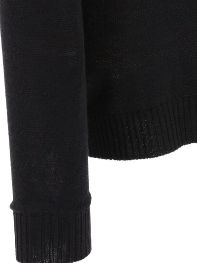 Shop Jil Sander Ultrafine Wool Sweater In Black