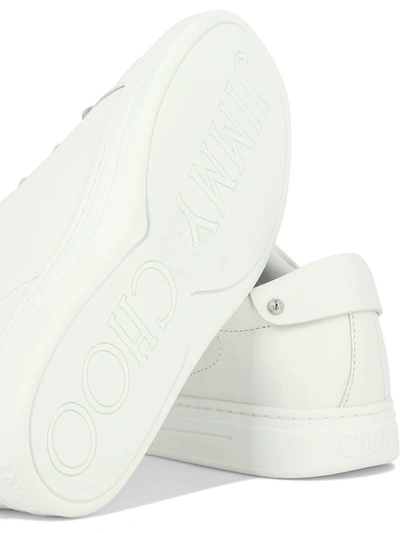 Shop Jimmy Choo "antibes" Sneakers In White