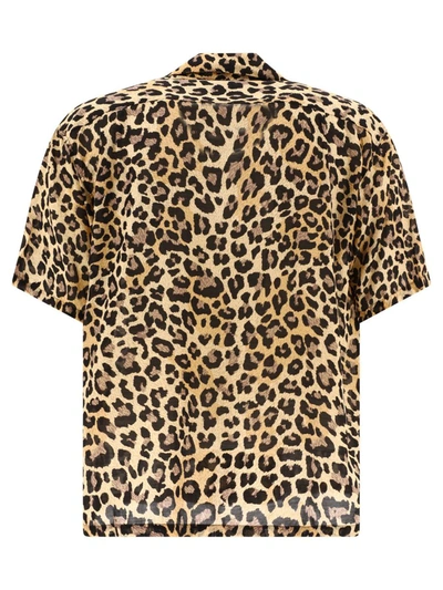 Shop Kapital "leopard" Shirt In Brown