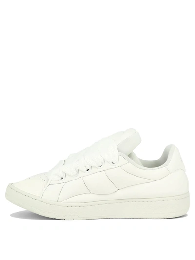 Shop Lanvin "curb Xl" Sneakers In White