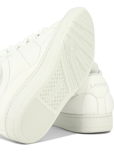 Shop Lanvin "curb Xl" Sneakers In White