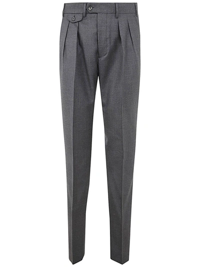 Shop Lardini Man Trousers Drop Reg Clothing In Grey