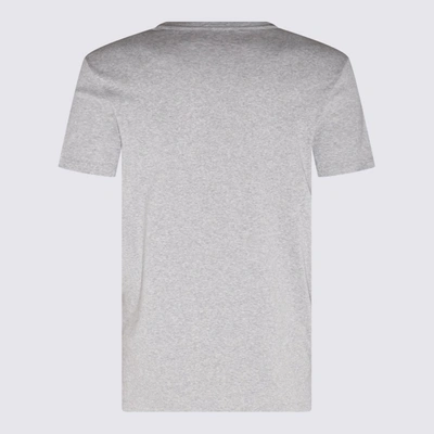 Shop Tom Ford Grey Cotton T-shirt