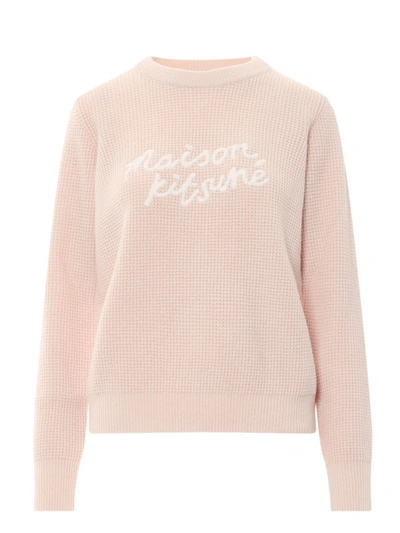 Shop Maison Kitsuné Sweater In Pink