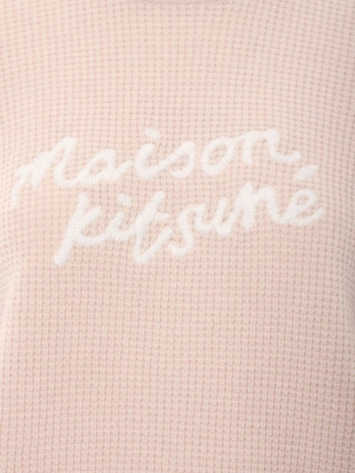 Shop Maison Kitsuné Sweater In Pink