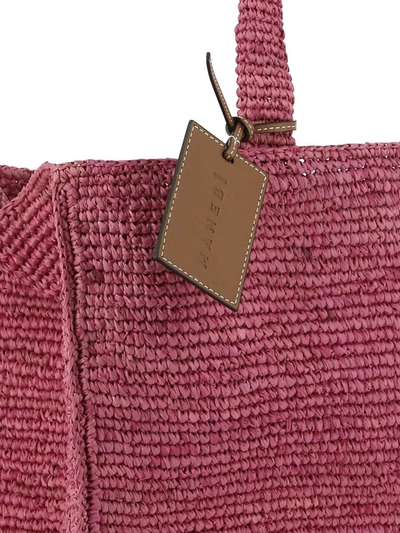 Shop Manebi Manebí "sunset Large" Shoulder Bag In Fuchsia