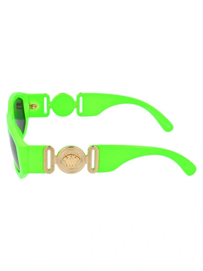 Versace Sunglasses In 531987 Green Fluo