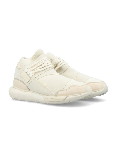 Shop Y-3 Adidas Qasa Sneakers In White