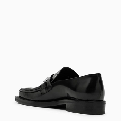 Shop Martine Rose Loafer With Square Toe In Black