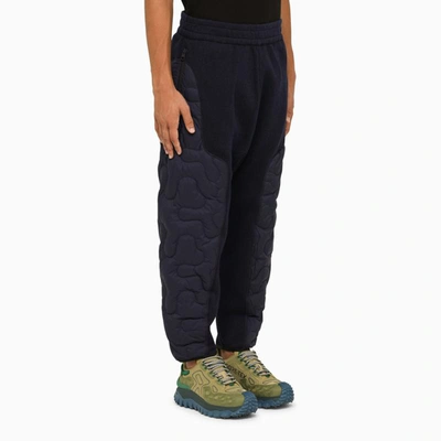 Shop Moncler Genius Moncler X Salehe Bembury Quilted Jogging Trousers In Blue