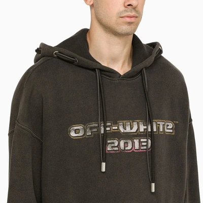 Shop Off-white ™ Hoodie With Print In Black