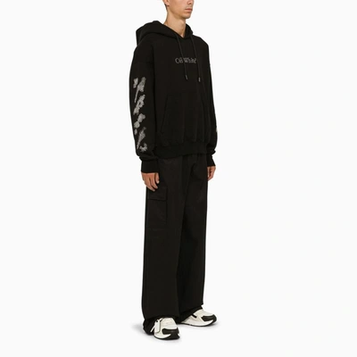 Shop Off-white ™ Logoed Hoodie In Black