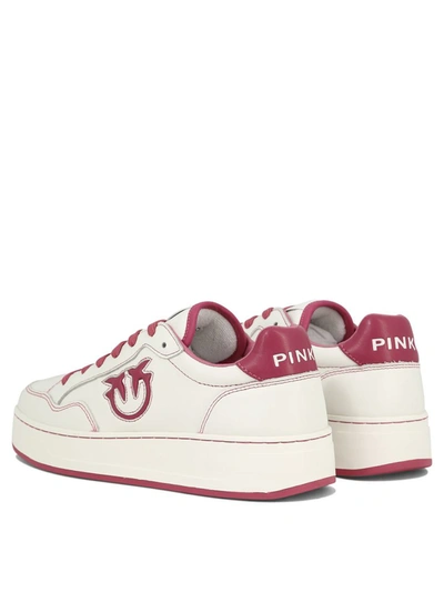 Shop Pinko "bondy 2.0" Sneakers In White