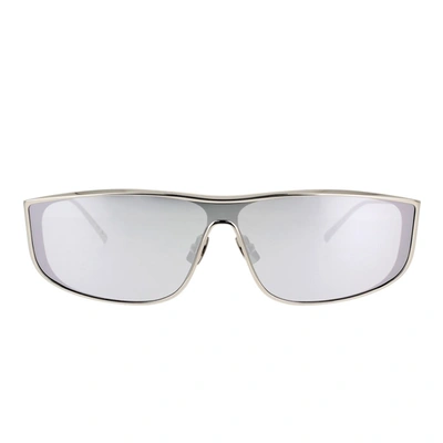 Saint Laurent Sl 605 Luna Sunglasses In Silver