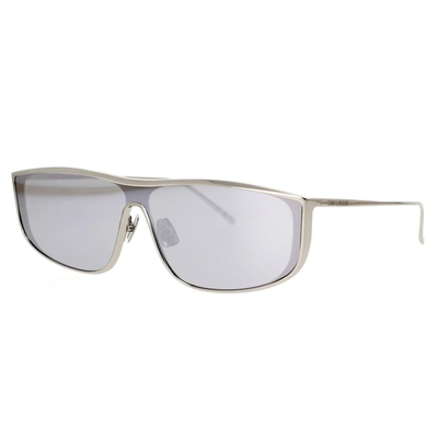 Saint Laurent Sl 605 Luna Sunglasses In Silver