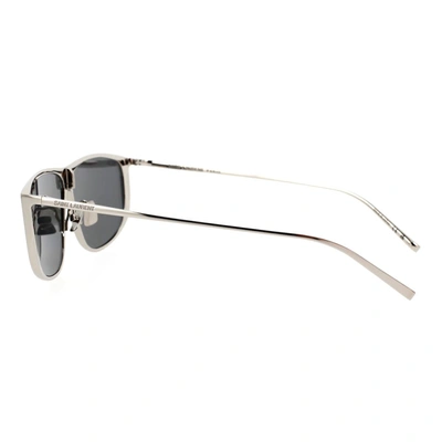 Saint Laurent Sl 605 Luna Sunglasses In Silver