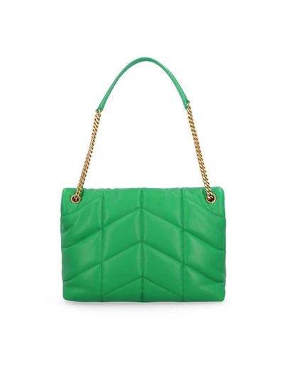 Shop Saint Laurent Handbags In New Vert Praire
