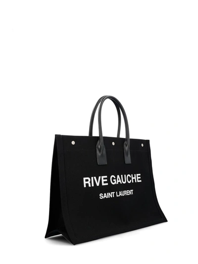 Shop Saint Laurent Handbags In Black/white/black/ner