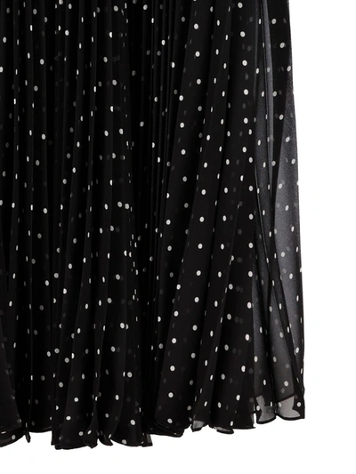 Shop Saint Laurent Skirts In Noir Craie