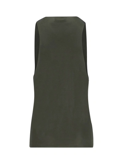 Shop Saint Laurent Top In Vert