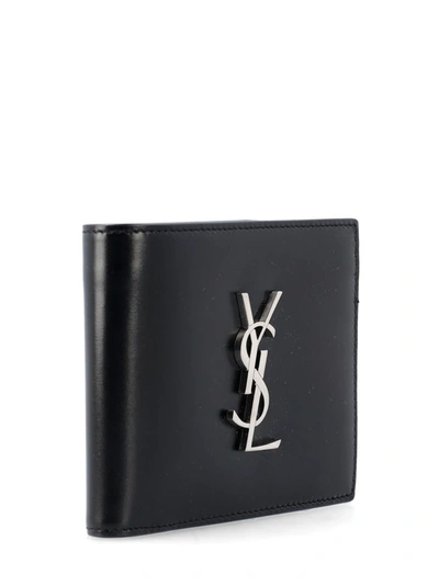 Shop Saint Laurent Wallets In Black