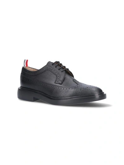 Shop Thom Browne Flat Shoes In Black