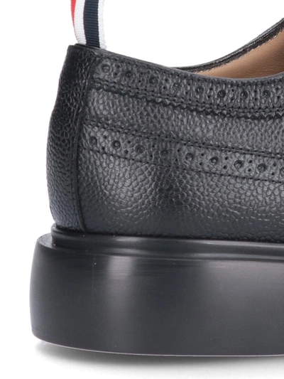 Shop Thom Browne Flat Shoes In Black