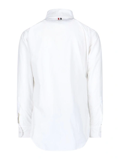 Shop Thom Browne Shirts In White