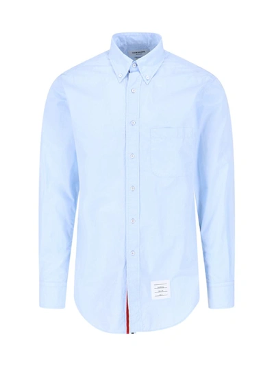 Shop Thom Browne Shirts In Blue