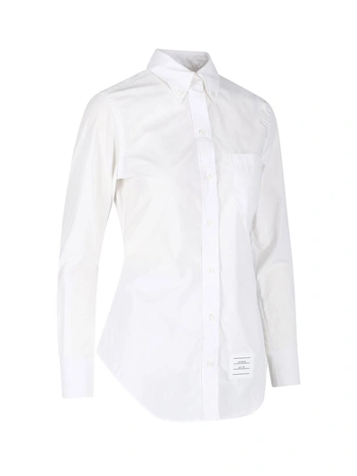 Shop Thom Browne Shirts In White