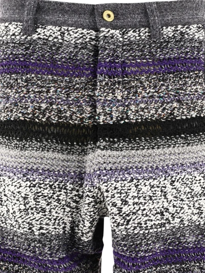 Vitelli Gray Paneled Jeans In Grey