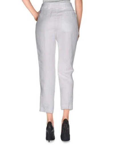 Shop Haider Ackermann Cropped Pants & Culottes In White