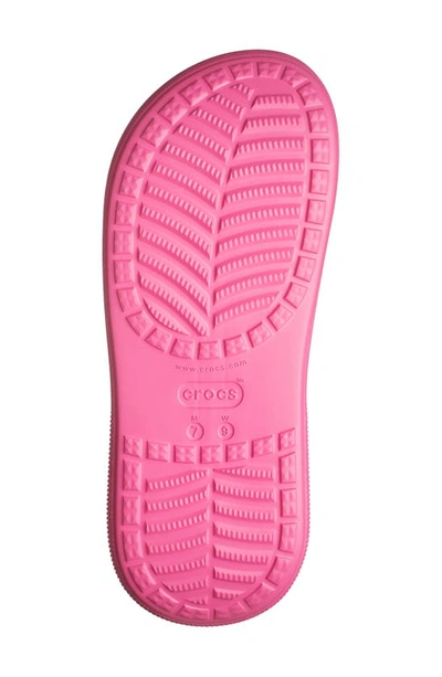 Shop Crocs Gender Inclusive Crush Waterproof Platform Boot In Pink