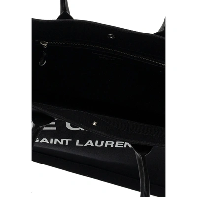 Shop Saint Laurent Rive Gauche Tote Bag
