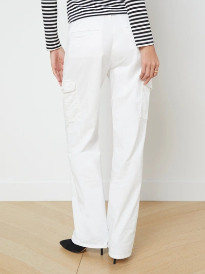 Shop L Agence Channing Trouser In Blanc