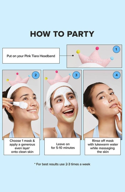 I Dew Care Scoop Party Mask Set