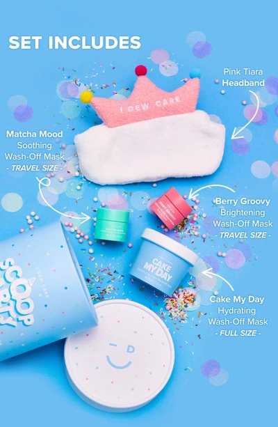 I Dew Care Scoop Party Mask Set