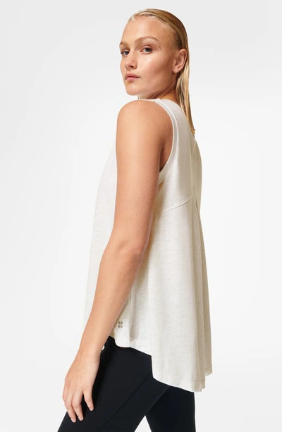 Shop Sweaty Betty Focus Training Tank In Lily White