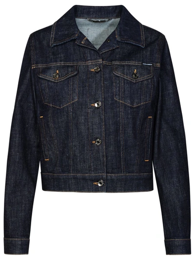 Shop Dolce & Gabbana Blue Denim Jacket