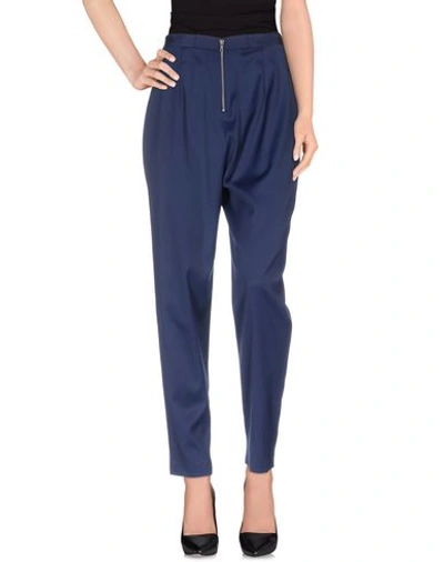 Alice And Olivia Casual Pants In Dark Blue