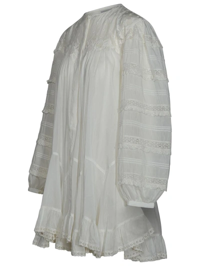 Shop Isabel Marant 'gyliane' Dress In White