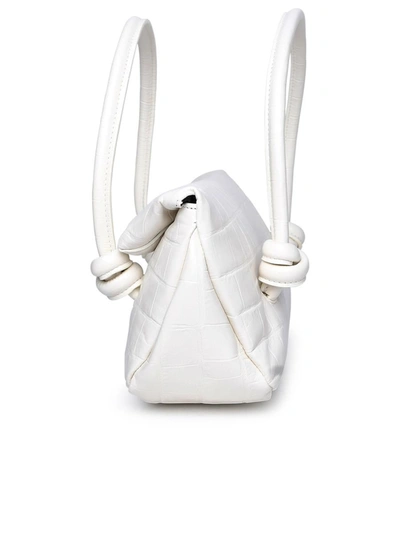 Shop Jil Sander Small Knots Bag In White