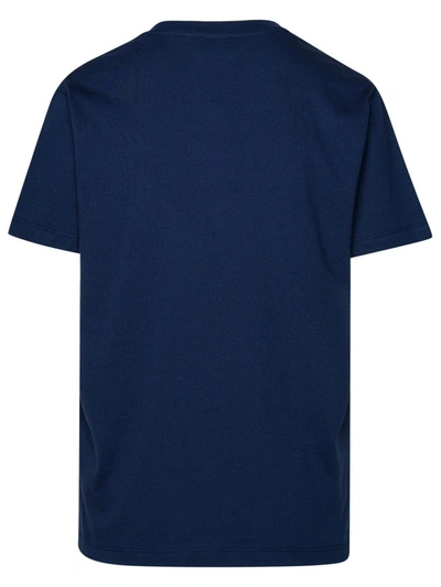 Shop Kenzo Blue Cotton T-shirt