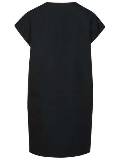 Shop Moschino Black Acetate Dress