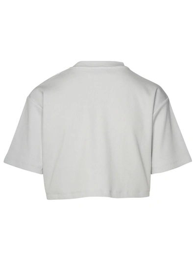 Shop Off-white Gray Cotton T-shirt In Grey