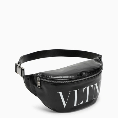 Shop Valentino Garavani Black Vltn Soft Belt Bag Men