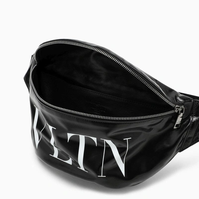 Shop Valentino Garavani Black Vltn Soft Belt Bag Men