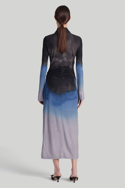 Shop Altuzarra 'claudia' Dress In Eventide Colorscape