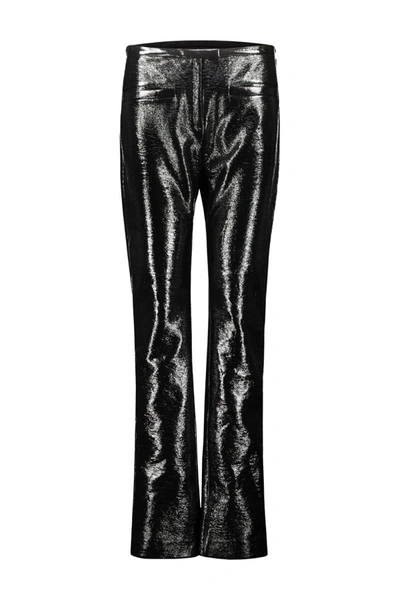 Shop Courrèges Tube Vinyl Tailored Pant Clothing In Black